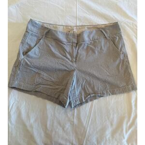 J. Crew Striped Seersucker Size 14 Lightweight Shorts 81616 Cotton